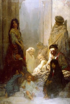La Siesta Gustave Dore Peinture à l'huile